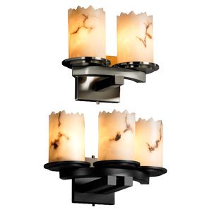 LumenAria Dakota Curved Wall Sconce by Justice Design Group - Starlight Lighting USA and Canada